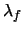 $\lambda_f$