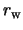 $r_{\rm w}$