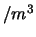 $/m^3$