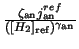 $\frac{\zeta_{\rm an} j_{\rm an}^{ref}}{([H_2]_{\rm ref})^{\gamma_{\rm an}}}$