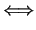 $\textstyle \Longleftrightarrow$