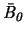 $\it {\bar{B}_0}$