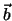$\vec{b}$