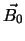 $\vec{B_0}$