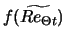 $\displaystyle f(\widetilde{Re_{\Theta t}})$