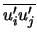 $\overline{u'_i u'_j}$