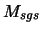 $M_{sgs}$