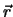 ${\vec r}$