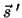 ${\vec s} \; '$