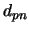$d_{pn}$