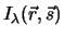 $I_{\lambda} ({\vec r},{\vec s})$