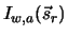 $I_{w,a}({\vec s}_r)$