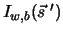 $I_{w,b}({\vec s} \; ')$