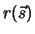 $r({\vec s})$