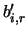 $b'_{i,r}$