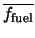 $\overline{f_{\rm fuel}}$
