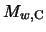 $M_{w,{\rm C}}$