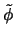 $\tilde{\phi}$