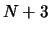 $N+3$