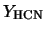 $Y_{\rm HCN}$