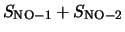 $\displaystyle S_{\rm NO-1} + S_{\rm NO-2}$