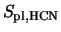 $S_{\rm pl, HCN}$