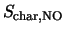 $\displaystyle S_{\rm char, NO}$