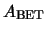 $A_{\rm BET}$