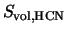 $S_{\rm vol, HCN}$
