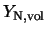 $Y_{\rm N, vol}$