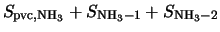 $\displaystyle S_{\rm pvc, NH_3} + S_{\rm NH_3-1} + S_{\rm NH_3-2}$