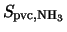 $S_{\rm pvc, NH_3}$
