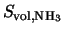 $S_{\rm vol, NH_3}$
