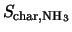 $S_{\rm char, NH_3}$