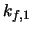 $k_{f,1}$