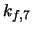 $k_{f,7}$
