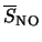 $\overline{S}_{\rm NO}$