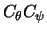 $C_\theta C_\psi$