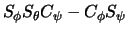 $S_\phi S_\theta C_\psi - C_\phi S_\psi$