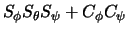$S_\phi S_\theta S_\psi + C_\phi C_\psi$