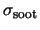 $\sigma_{\rm soot}$