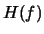 $H(f)$