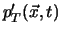 $p'_T ({\vec x}, t)$