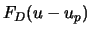 $F_D (u - u_p)$
