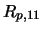 $\displaystyle R_{p, 11}$