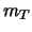 $\displaystyle m_T$