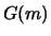 $\displaystyle G(m)$