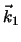$\displaystyle \vec{k}_1$