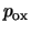 $p_{\rm ox}$