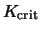 $K_{\rm crit}$